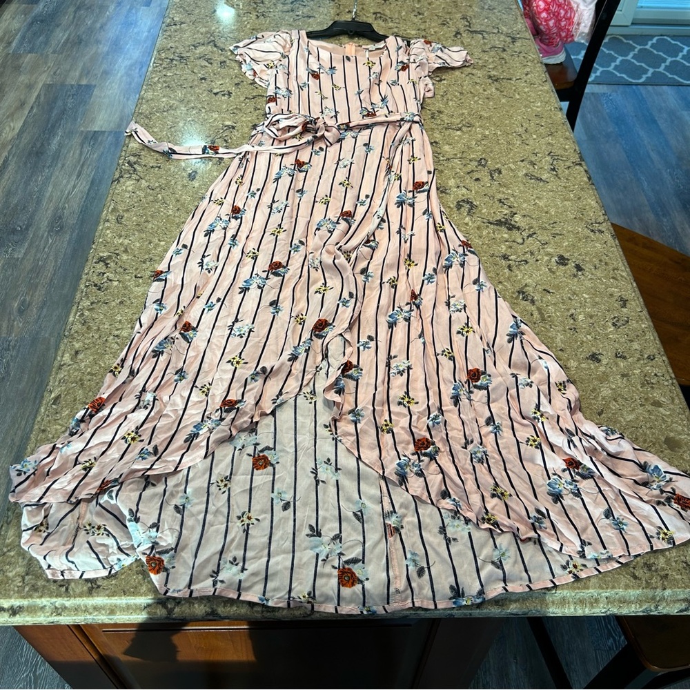 Pink Ruffle Dress